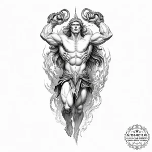 Prometheus bound - эскиз тату (№1755738651_0, 21.08.2025 01:10) — tattoo-photo.ru