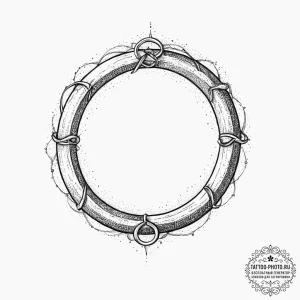 The "one ring" inscription from lord of the r... - эскиз тату (№1755750195_0, 21.08.2025 04:23) — tattoo-photo.ru