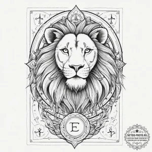 Tattoo design a zodiac animal depicted as a s... - эскиз тату (№1755790415_0, 21.08.2025 15:33) — tattoo-photo.ru