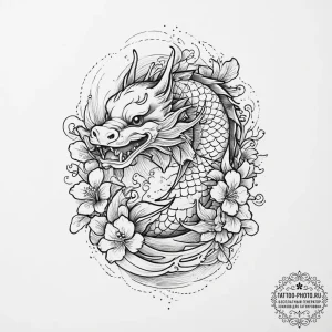 Leprechaun, tattoo sketch design, clean lines... - эскиз тату (№1755791812_0, 21.08.2025 15:56) — tattoo-photo.ru