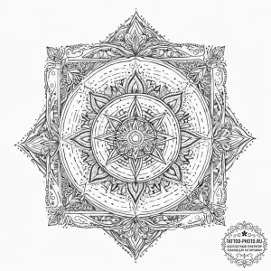 Tattoo sketch: a simple, clean design of svar... - эскиз тату (№1755795191_0, 21.08.2025 16:53) — tattoo-photo.ru