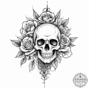 Tattoo sketch needle, concept art for tattoo,... - эскиз тату (№1755802263_0, 21.08.2025 18:51) — tattoo-photo.ru