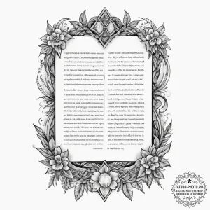 Tattoo sketch ten commandments text, concept... - эскиз тату (№1755807066_0, 21.08.2025 20:11) — tattoo-photo.ru