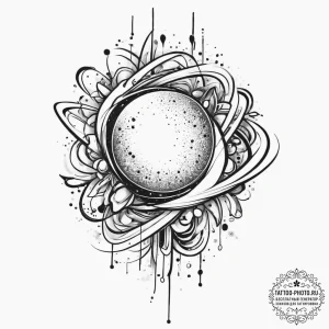 Tattoo sketch cosmos, tattoo drawing outline,... - эскиз тату (№1755812878_0, 21.08.2025 21:47) — tattoo-photo.ru