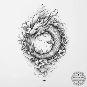 Tattoo sketch a symbolic idea, tattoo drawing... - эскиз тату (№1755813475_0, 21.08.2025 21:57) — tattoo-photo.ru
