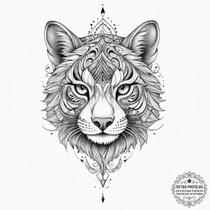 Tattoo sketch a symbolic animal, tattoo sketc... - эскиз тату (№1755813672_0, 21.08.2025 22:01) — tattoo-photo.ru