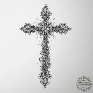 Tattoo sketch thread, concept art for tattoo,... - эскиз тату (№1755815273_0, 21.08.2025 22:27) — tattoo-photo.ru