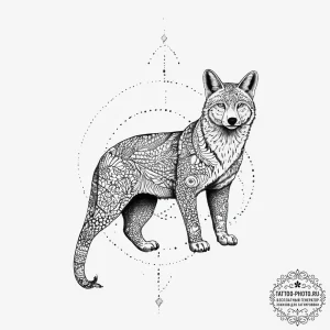 Tattoo sketch a symbolic animal, artistic tat... - эскиз тату (№1755815867_0, 21.08.2025 22:37) — tattoo-photo.ru