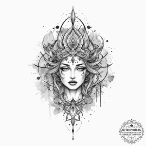 Tattoo sketch holy narrative, tattoo drawing... - эскиз тату (№1755821308_0, 22.08.2025 00:08) — tattoo-photo.ru