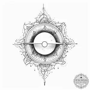Tattoo sketch cosmic life - эскиз тату (№1755824110_0, 22.08.2025 00:55) — tattoo-photo.ru