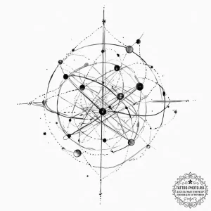 Tattoo sketch constellation map, artistic tat... - эскиз тату (№1755824706_0, 22.08.2025 01:05) — tattoo-photo.ru