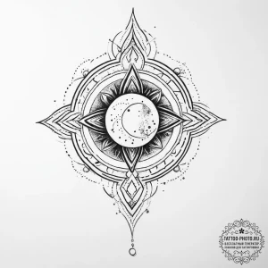Tattoo sketch cosmic representation - эскиз тату (№1755824912_0, 22.08.2025 01:08) — tattoo-photo.ru