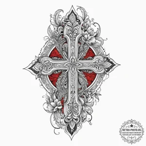 Tattoo sketch soldier with the red flag, tatt... - эскиз тату (№1755829139_0, 22.08.2025 02:18) — tattoo-photo.ru