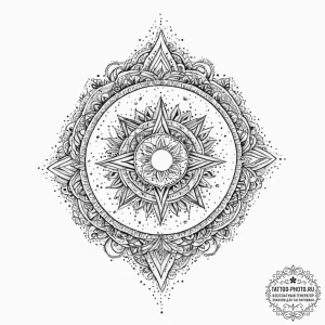 Tattoo sketch cosmic legend, tattoo line art,... - эскиз тату (№1755833756_0, 22.08.2025 03:35) — tattoo-photo.ru