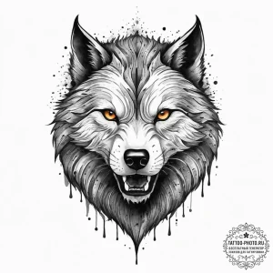 Tattoo sketch оборотень, tattoo flash sheet d... - эскиз тату (№1755837553_0, 22.08.2025 04:39) — tattoo-photo.ru