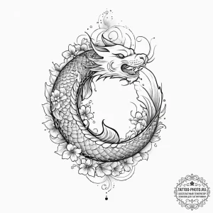 Tattoo sketch the pink panther silhouette, ta... - эскиз тату (№1755839320_0, 22.08.2025 05:08) — tattoo-photo.ru