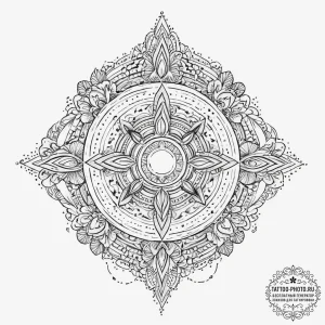 Tattoo sketch cosmic self, ink illustration f... - эскиз тату (№1755842478_0, 22.08.2025 06:01) — tattoo-photo.ru