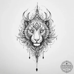 Tattoo sketch edge, concept art for tattoo, b... - эскиз тату (№1755844064_0, 22.08.2025 06:27) — tattoo-photo.ru