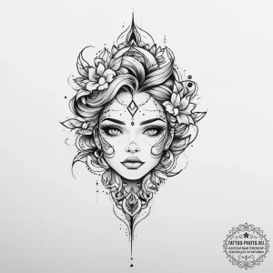 Tattoo sketch ruby, tattoo drawing outline, o... - эскиз тату (№1755845447_0, 22.08.2025 06:50) — tattoo-photo.ru