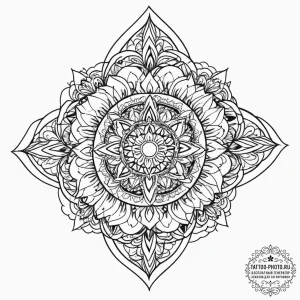 Tattoo sketch nymph flower, tattoo drawing ou... - эскиз тату (№1755845840_0, 22.08.2025 06:57) — tattoo-photo.ru
