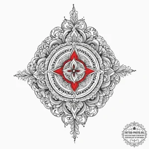 Tattoo sketch blessed entity, ink illustratio... - эскиз тату (№1755851670_0, 22.08.2025 08:34) — tattoo-photo.ru