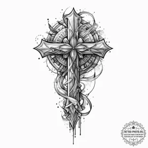Tattoo sketch ribbon tattoo, concept art for... - эскиз тату (№1755862505_0, 22.08.2025 11:35) — tattoo-photo.ru