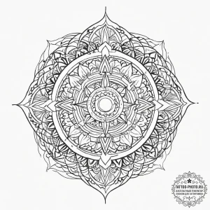 Tattoo sketch cosmic ground, tattoo line art,... - эскиз тату (№1755863509_0, 22.08.2025 11:51) — tattoo-photo.ru
