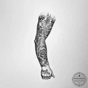 Tattoo sketch arm - эскиз тату (№1755865557_0, 22.08.2025 12:25) — tattoo-photo.ru