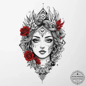 Tattoo sketch mythological scene, tattoo sket... - эскиз тату (№1755871580_0, 22.08.2025 14:06) — tattoo-photo.ru