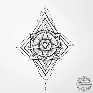 Tattoo sketch geometric shape - эскиз тату (№1755873186_0, 22.08.2025 14:33) — tattoo-photo.ru