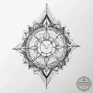Tattoo sketch cosmic being, ink illustration... - эскиз тату (№1755877018_0, 22.08.2025 15:36) — tattoo-photo.ru