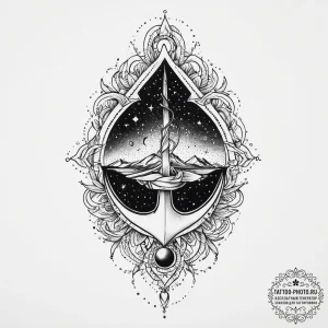 Tattoo sketch cosmic root, ink illustration f... - эскиз тату (№1755877824_0, 22.08.2025 15:50) — tattoo-photo.ru