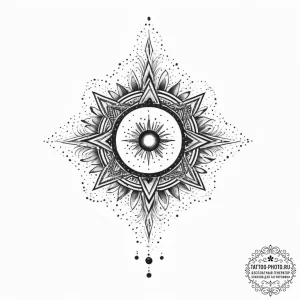 Tattoo sketch cosmic soul, ink illustration f... - эскиз тату (№1755879835_0, 22.08.2025 16:23) — tattoo-photo.ru