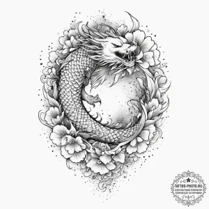 Tattoo sketch sacred love, ink illustration f... - эскиз тату (№1755882642_0, 22.08.2025 17:10) — tattoo-photo.ru