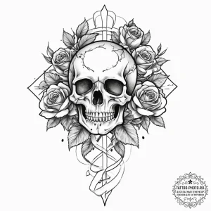 Tattoo sketch single line of a person's colla... - эскиз тату (№1755885650_0, 22.08.2025 18:00) — tattoo-photo.ru