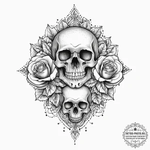 Tattoo sketch empathy, concept art for tattoo... - эскиз тату (№1755891269_0, 22.08.2025 19:34) — tattoo-photo.ru