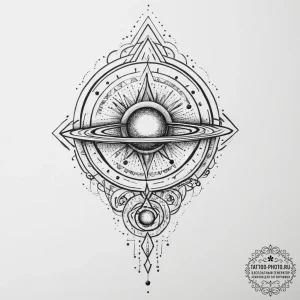 Tattoo sketch cosmic presence, tattoo sketch... - эскиз тату (№1755891676_0, 22.08.2025 19:41) — tattoo-photo.ru