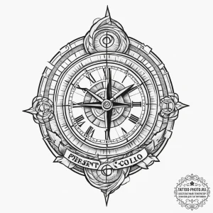 Tattoo sketch hieroglyphic symbol for "presen... - эскиз тату (№1755897885_0, 22.08.2025 21:24) — tattoo-photo.ru