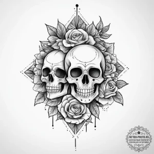 Tattoo sketch a symbolic concept, tattoo line... - эскиз тату (№1755898472_0, 22.08.2025 21:34) — tattoo-photo.ru