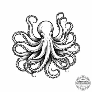 Tattoo sketch hands with an octopus, tattoo l... - эскиз тату (№1755898673_0, 22.08.2025 21:37) — tattoo-photo.ru