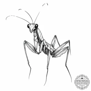Tattoo sketch mantis, ink illustration for ta... - эскиз тату (№1755899855_0, 22.08.2025 21:57) — tattoo-photo.ru