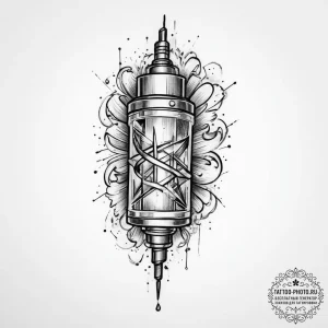 Tattoo sketch bomb fuse - эскиз тату (№1755902031_0, 22.08.2025 22:33) — tattoo-photo.ru