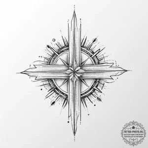 Tattoo sketch cosmic spring, ink illustration... - эскиз тату (№1755902821_0, 22.08.2025 22:47) — tattoo-photo.ru
