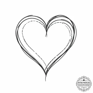 Tattoo sketch mended heart with a stitch, tat... - эскиз тату (№1755904626_0, 22.08.2025 23:17) — tattoo-photo.ru