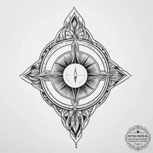 Tattoo sketch sacred space, artistic tattoo s... - эскиз тату (№1755905024_0, 22.08.2025 23:23) — tattoo-photo.ru