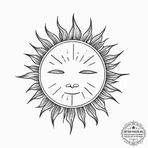 Tattoo sketch blackwork черное солнце, tattoo... - эскиз тату (№1755906028_0, 22.08.2025 23:40) — tattoo-photo.ru