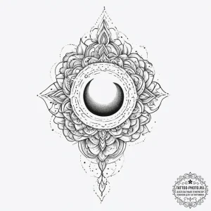 Tattoo sketch cosmic realm, artistic tattoo s... - эскиз тату (№1755906427_0, 22.08.2025 23:47) — tattoo-photo.ru