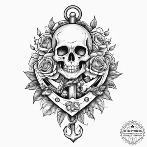 Tattoo sketch anchor, tattoo sketch design, b... - эскиз тату (№1755906632_0, 22.08.2025 23:50) — tattoo-photo.ru