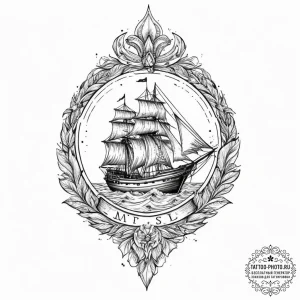 Tattoo sketch mystical tale, tattoo sketch de... - эскиз тату (№1755909213_0, 23.08.2025 00:33) — tattoo-photo.ru