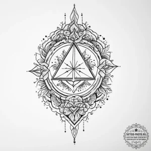 Tattoo sketch slavic runes with a quote, tatt... - эскиз тату (№1755910620_0, 23.08.2025 00:57) — tattoo-photo.ru